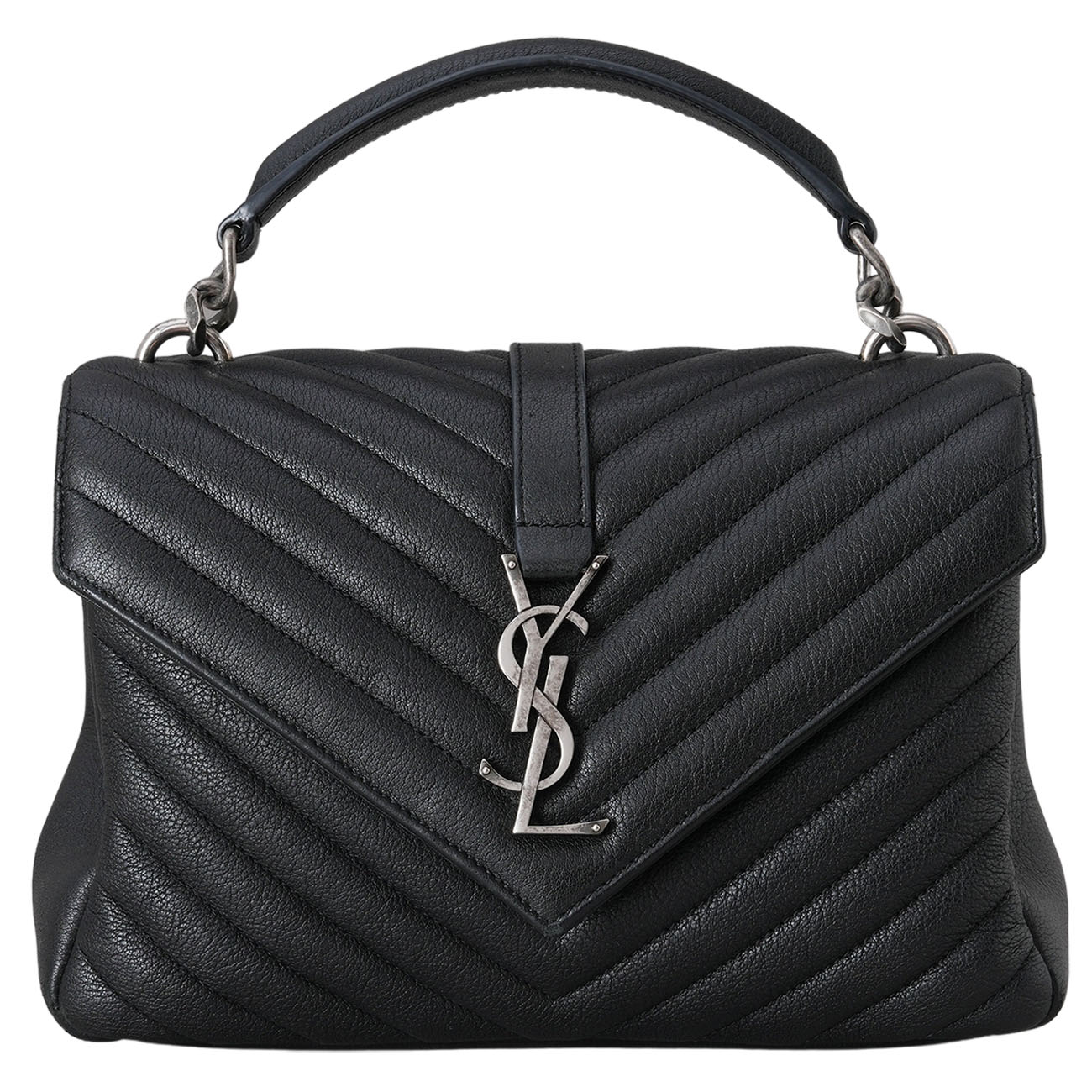YVES SAINT LAURENT(USED)생로랑 600279 모노그램 컬리지 숄더백 미듐